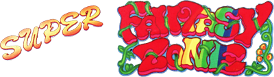 Super Fantasy Zone logo for Sega Mega Drive